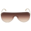 Picture of VERSACE Brown Gradient Shield Ladies Sunglasses