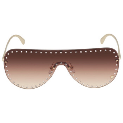 Picture of VERSACE Brown Gradient Shield Ladies Sunglasses