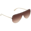 Picture of VERSACE Brown Gradient Shield Ladies Sunglasses