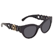 Picture of VERSACE Dark Grey Cat Eye Ladies Sunglasses