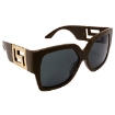 Picture of VERSACE Dark Grey Oversized Ladies Sunglasses