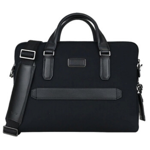 Picture of TUMI Sycamore Slim Nylon Briefcase In Black