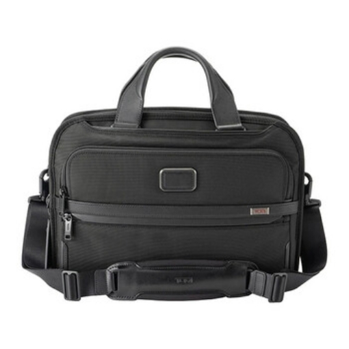 Picture of TUMI Alpha 3 Triple Compartment Briefcase - Black