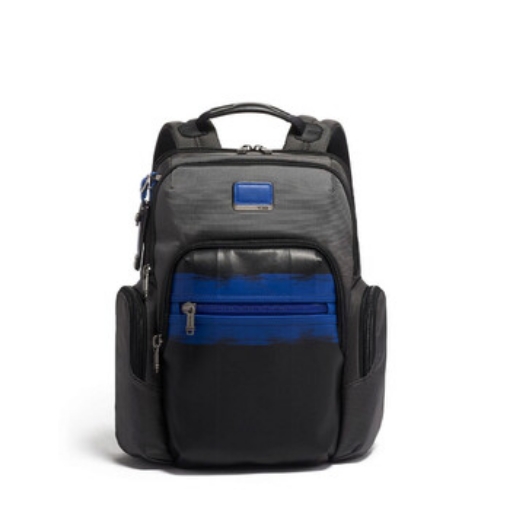 Picture of TUMI Brushed Blue Alpha Bravo Norman Nylon Backpack