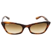 Picture of RAY-BAN Lady Burbank Light Brown Gradient Cat Eye Ladies Sunglasses