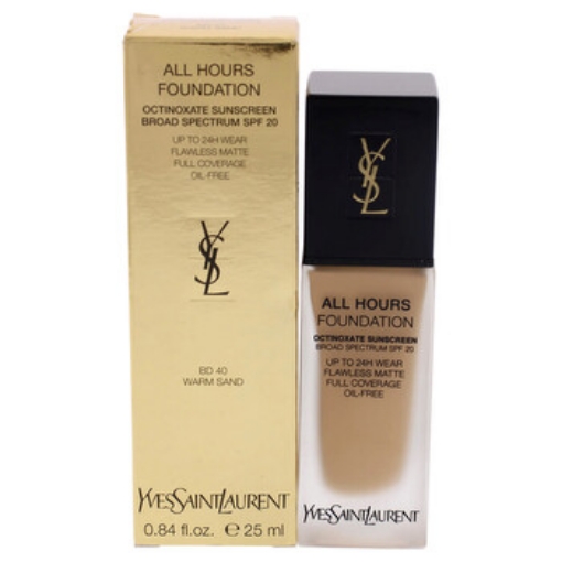 Picture of YVES SAINT LAURENT All Hours Foundation SPF 20 - BD40 Warm Sand by for Women - 0.84 oz Foundation