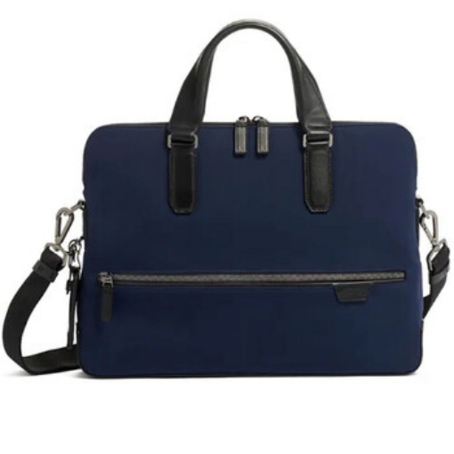 Picture of TUMI Harrison Navy Tower Portfolio Briefcase