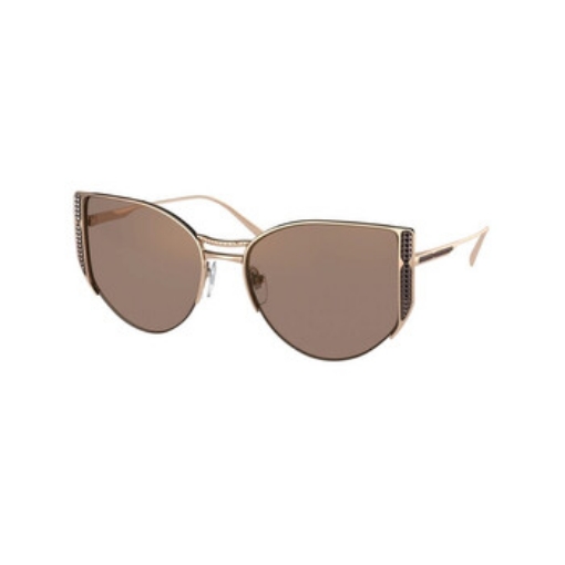 Picture of BVLGARI Light Brown Mirror Flash Cat Eye Ladies Sunglasses