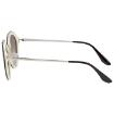 Picture of PRADA Silver Mirror Grey Round Ladies Sunglasses