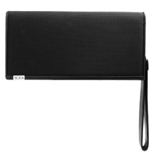 Picture of TUMI Alpha Zip Travel Long Wallet In Black Chrome