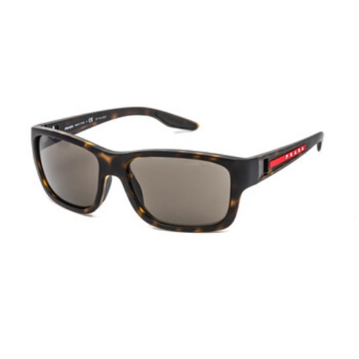 Picture of PRADA LINEA ROSSA Brown Hydrophobic Rectangular Men's Sunglasses