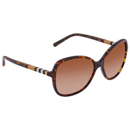 Picture of BURBERRY Brown Shaded Butterfly Ladies Sunglasses