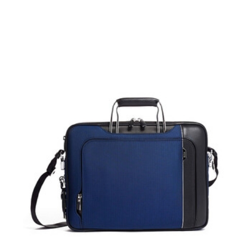 Picture of TUMI Arrive Hannover Slim Briefcase - Navy