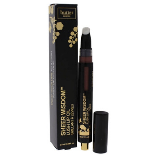 Picture of BUTTER LONDON Sheer Wisdom Lush Lip Oil - Rich Nutmeg by for Women - 0.08 oz Lip Oil