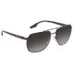 Picture of PRADA LINEA ROSSA Grey Gradient Square Men's Sunglasses