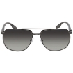 Picture of PRADA LINEA ROSSA Grey Gradient Square Men's Sunglasses