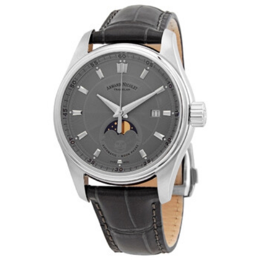 Picture of ARMAND NICOLET MH2 Moon Phase Automatic Grey Dial Men's Watch