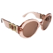 Picture of VERSACE Light Brown Round Ladies Sunglasses