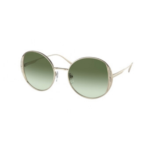 Picture of BVLGARI Green Gradient Round Ladies Sunglasses