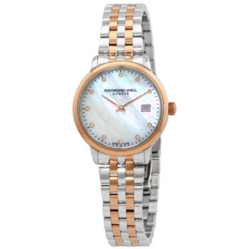 Picture of RAYMOND WEIL Toccata Quartz Diamond White Mother of Pearl Dial Ladies Watch