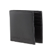 Picture of EMPORIO ARMANI Logo Embossed Billfold Wallet - Black