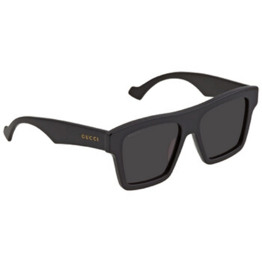 Picture of GUCCI Solid Grey Rectangular Men's Sunglasses