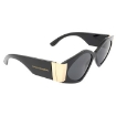 Picture of DOLCE & GABBANA Gray Gradient Black Irregular Ladies Sunglasses