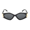 Picture of DOLCE & GABBANA Gray Gradient Black Irregular Ladies Sunglasses