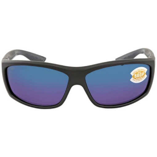 Picture of COSTA DEL MAR Saltbreak Blue Mirror Polarized Plastic (580) Rectangular Sunglasses BK 11 OBMP