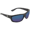 Picture of COSTA DEL MAR Saltbreak Blue Mirror Polarized Plastic (580) Rectangular Sunglasses BK 11 OBMP