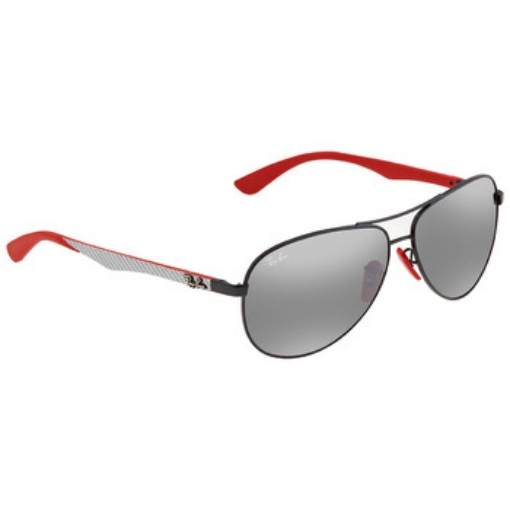 Picture of RAY-BAN Scuderia Ferrari Grey Mirror Pilot Men's Sunglasses