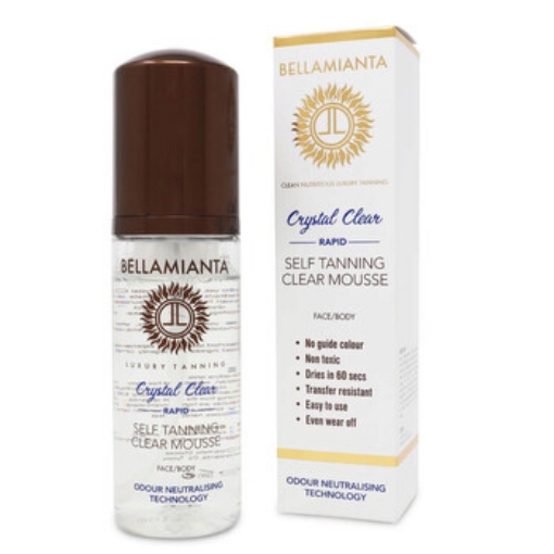 Picture of BELLAMIANTA Ladies Rapid Self-Tanning Mousse 5.07 oz Crystal Clear Makeup