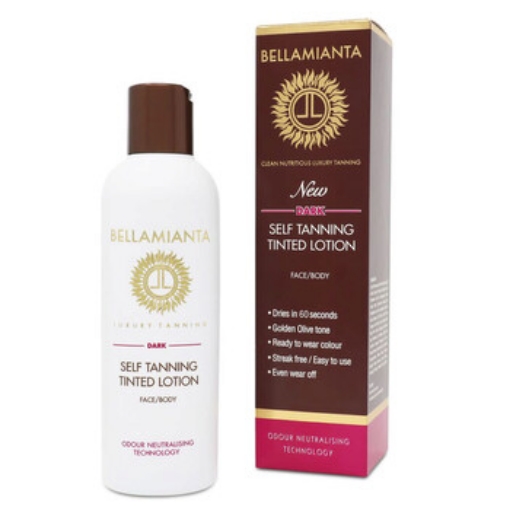 Picture of BELLAMIANTA Ladies Self Tanning Tinted Lotion Lotion 6.76 oz Dark Makeup