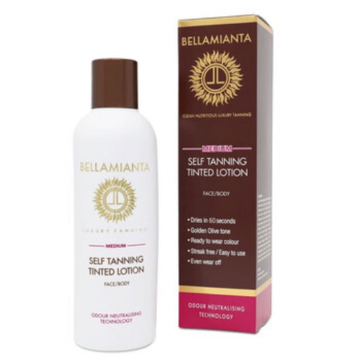 Picture of BELLAMIANTA Ladies Self Tanning Tinted Lotion Lotion 6.76 oz Medium Makeup