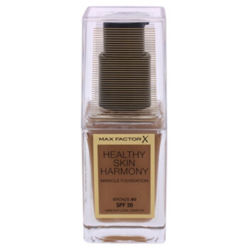 Picture of MAX FACTOR Healthy Skin Harmony Miracle Foundation SPF 20 - 80 Bronze by for Women - 1 oz Foundation