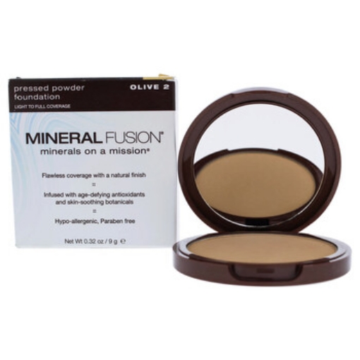 Picture of MINERAL FUSION Pressed Powder Foundation - 02 Olive by for Women - 0.32 oz Foundation