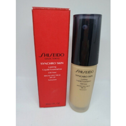 Picture of SHISEIDO / Synchro Skin SPF 20 Lasting Liquid Foundation (4) Golden 1.0 oz