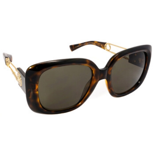 Picture of VERSACE Brown Square Ladies Sunglasses