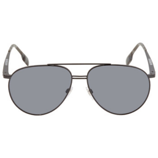 Picture of BURBERRY Grey Pilot Men's Sunglasses