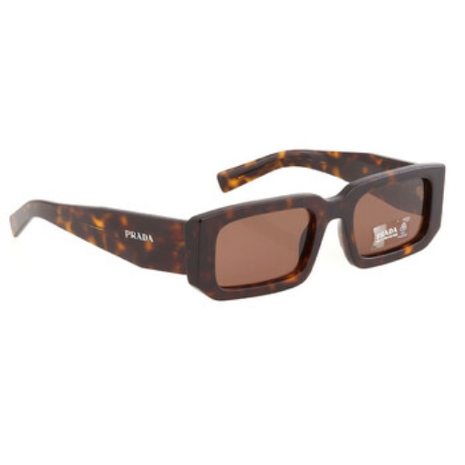 Picture of PRADA Dark Brown Rectangular Men's Sunglasses