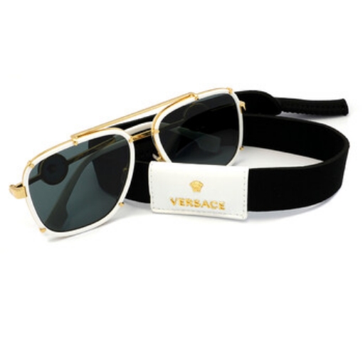 Picture of VERSACE Dark Gray Irregular Men's Sunglasses