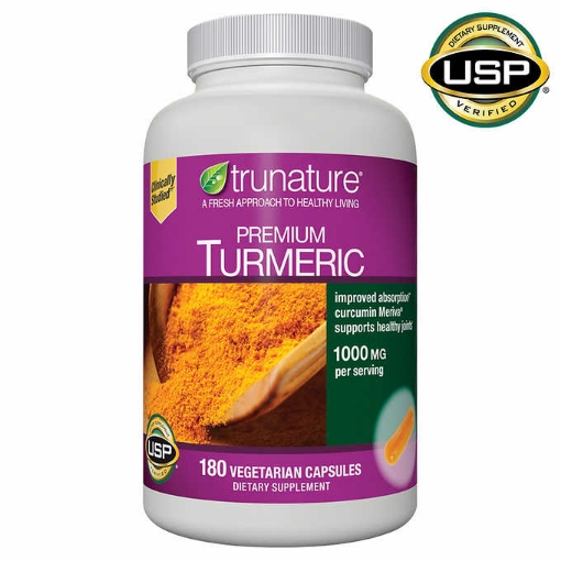 Picture of Tinh chất nghệ hỗ trợ hệ miễn dịch toàn diện Trunature Premium Turmeric 1,000mg, 180 viên