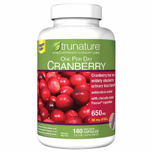 Picture of Viên uống hỗ trợ đường tiết niệu Trunature Cranberry 650mg, 140 viên