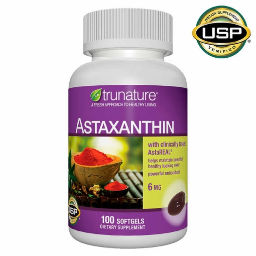 Picture of Viên uống chống oxy hóa Trunature Astaxanthin 6 mg, 100 viên