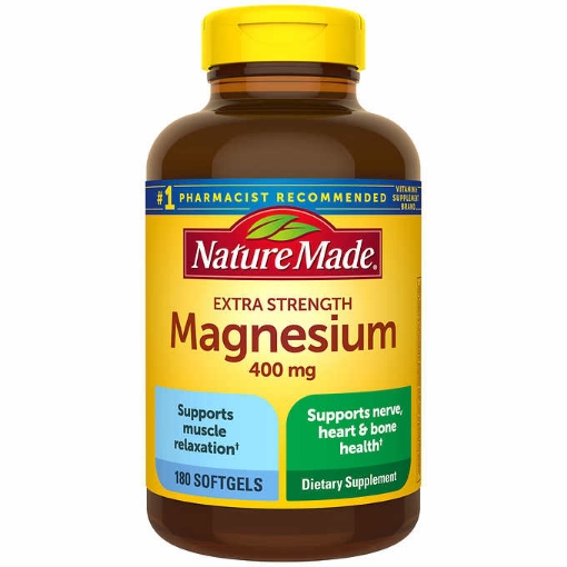 Picture of Viên uống bổ sung Magiê Nature Made Magnesium 400 mg, 180 viên