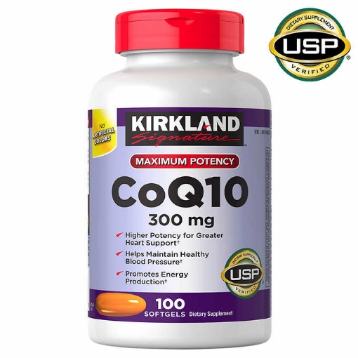 Picture of Viên uống hỗ trợ tim mạch Kirkland Signature CoQ10 300 mg, 100 viên