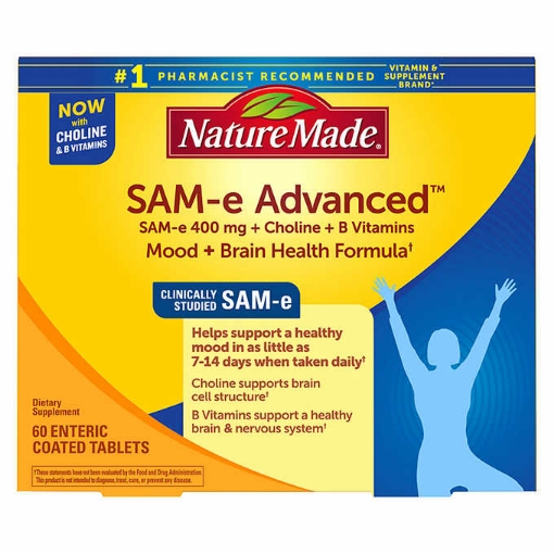 Picture of Giảm stress, hỗ trợ khớp Nature Made SAM-e Advanced 400 mg, 60 viên