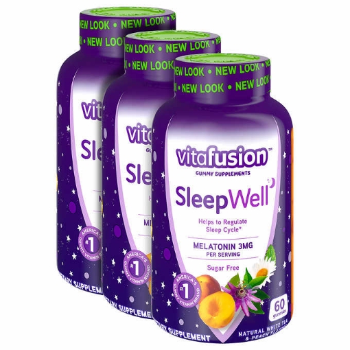 Picture of Kẹo dẻo hỗ trợ giấc ngủ vitafusion Sleep Well, 180 viên