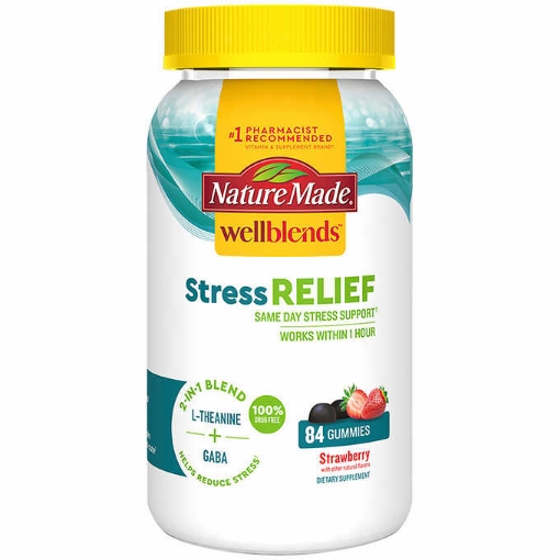 Picture of Kẹo dẻo giảm căng thẳng Nature Made Wellblends Stress Relief, 84 viên