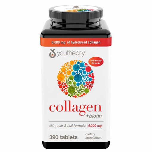 Picture of Viên Uống Bổ Sung Collagen Youtheory Collagen Plus Biotin, 390 viên